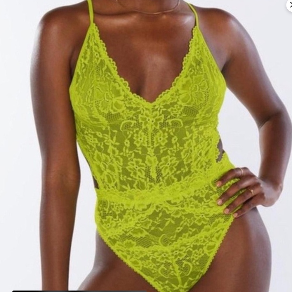 NWT🔥🔥🔥Savage by FENTY Lace Teddy 👙🩱in VIBRANT BLUE RIVER SIZE LARGE (12-16)